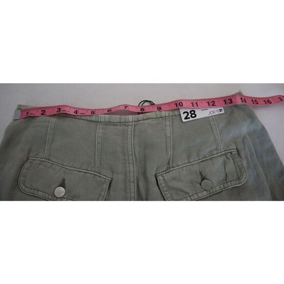 Joe's GC8LLS4111 Women Sz 28 Sea Grass Green The Penelope Hi-Waisted Shorts $148 - Picture 7 of 12